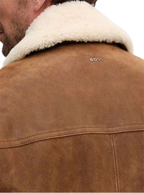 Giubbotto in pelle Boss Orange | 50547567241